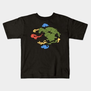 Avatar Map Color Kids T-Shirt